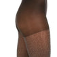 Meia-calça feminina DKNY Leopard cinza tamanho grande