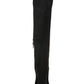 Botas sociais altas Circus By Sam Edelman Clairmont, sapatos femininos, pretos, tamanho 10 M