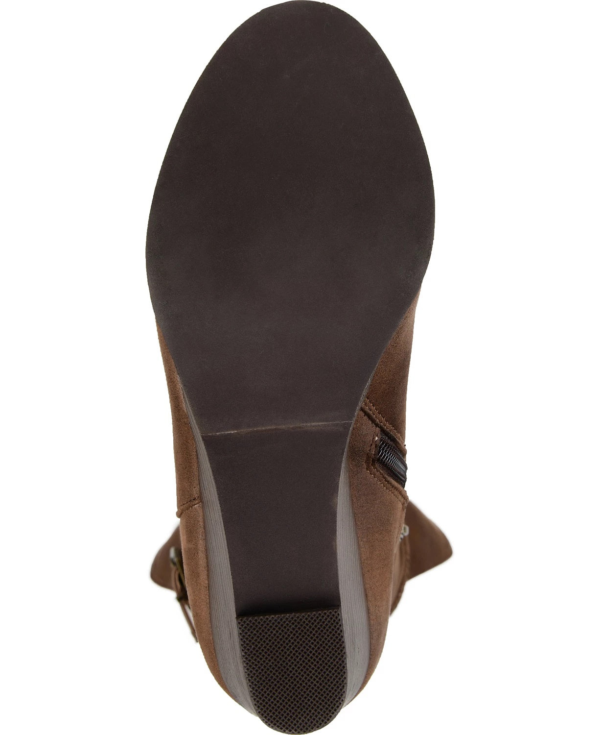 Botas femininas Jezebel da coleção Journee, marrom, tamanho 7 M