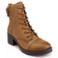 Botas de combate femininas Sugar Kailey, marrom, tamanho 6 M