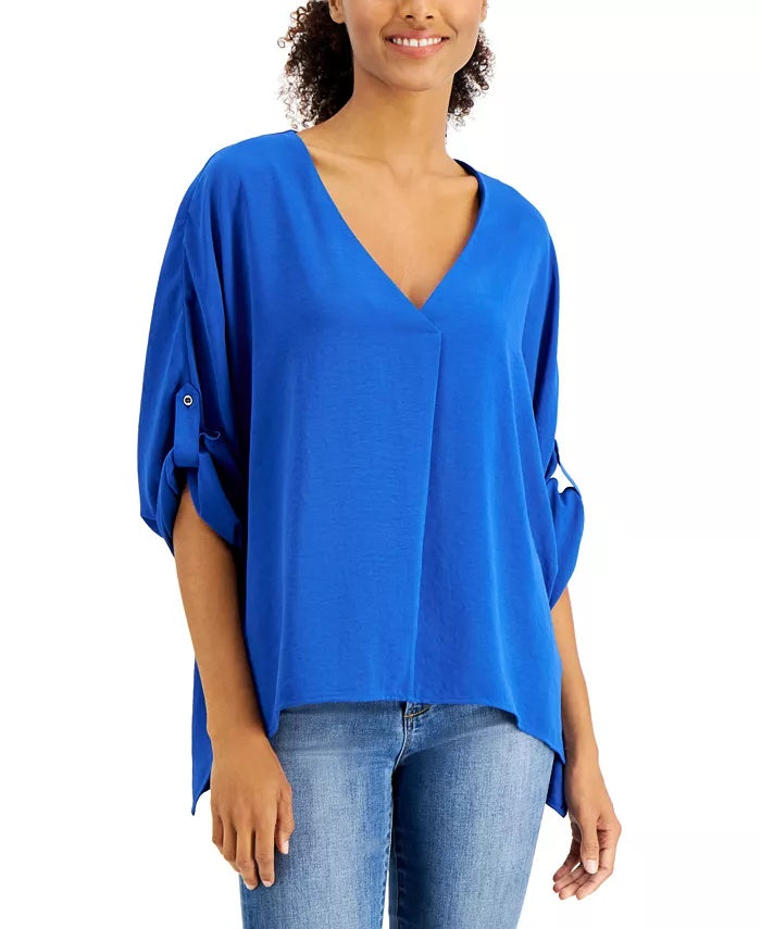 Willow Drive feminino, cano alto e baixo, azul, tamanho grande