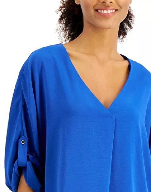 Willow Drive feminino, cano alto e baixo, azul, tamanho grande