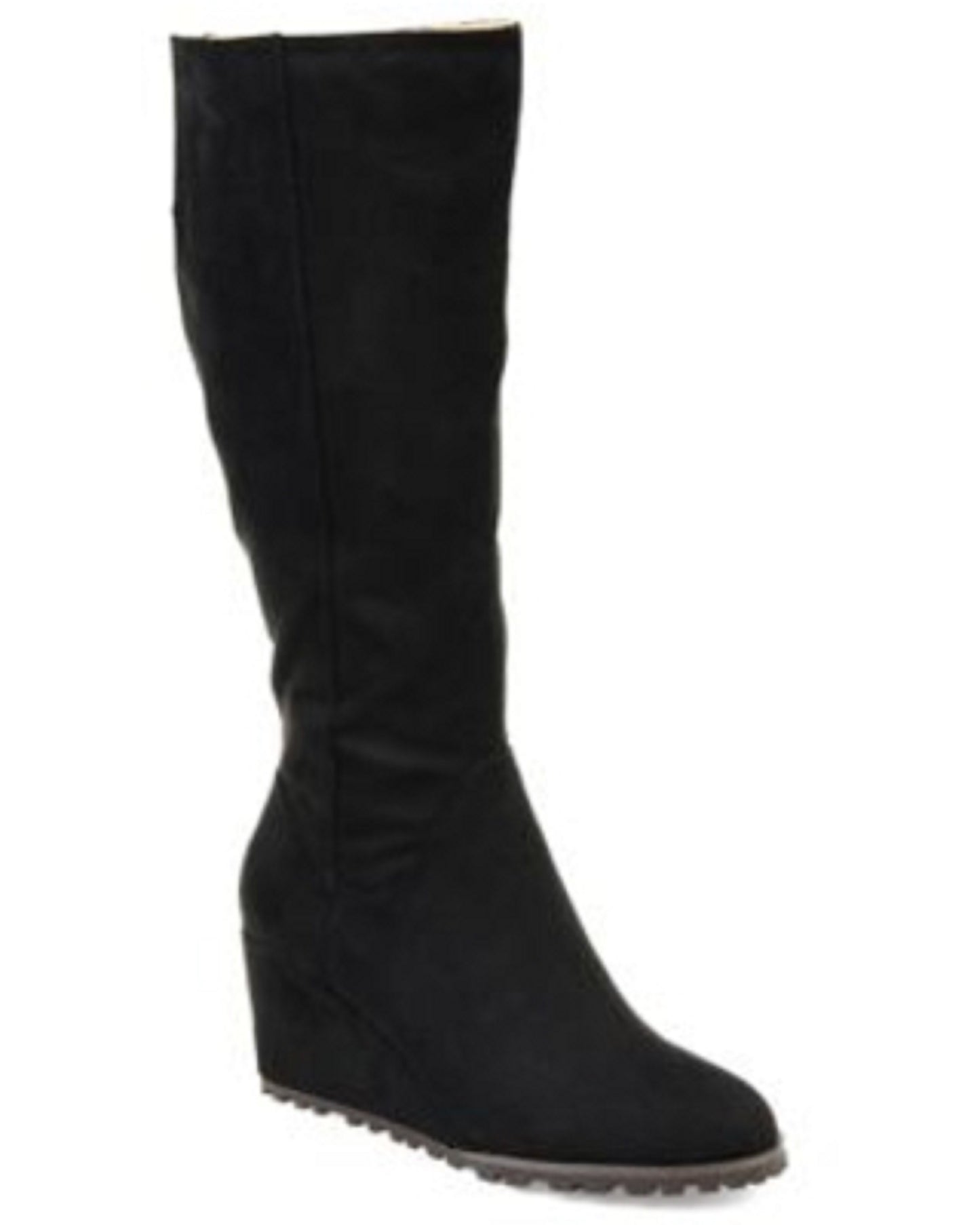Botas femininas Journee Collection Comfort Parker, pretas, tamanho 8 M