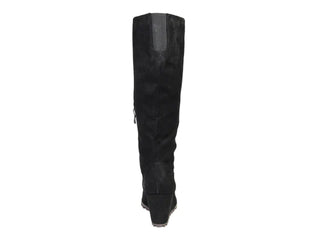 Botas femininas Journee Collection Comfort Parker, pretas, tamanho 8 M