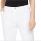 Calça social feminina Calvin Klein slim fit, tamanho 4, branca