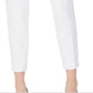 Calça social feminina Calvin Klein slim fit, tamanho 4, branca