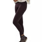 Conjunto de 2 peças de leggings e meias Hue Let's Get Cozy para mulheres, preto, tamanho pequeno e médio