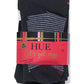 Conjunto de 2 peças de leggings e meias Hue Let's Get Cozy para mulheres, preto, tamanho pequeno e médio