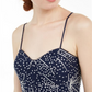 Vestido infantil Blondie Nites Glitter Fireworks Fit &amp; Flare Azul Tamanho 1