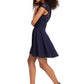 Vestido de renda infantil City Studios azul tamanho 3