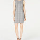 Vestido xadrez Calvin Klein feminino cinza tamanho 4