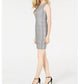 Vestido xadrez Calvin Klein feminino cinza tamanho 4