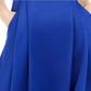 Vestido Teeze Me Junior com bolso e ombro de fora, azul, tamanho 13