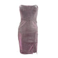 Vestido sem alças com glitter Teeze Me Junior, roxo, tamanho 9
