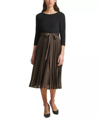 Vestido midi plissado com efeito em camadas Jessica Howard feminino, cinza, tamanho 12