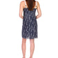 Vestido listrado marinheiro feminino Michael Kors azul tamanho extragrande