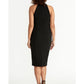 Vestido justo com alças finas Rachel Roy feminino, preto, tamanho extragrande