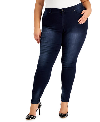 Calça Jeans Super Skinny Essex Plus Size Feminina da INC International Concepts Azul Tamanho 22W