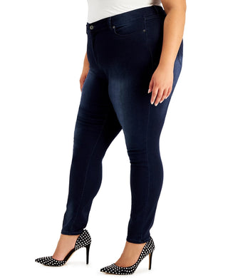 Calça Jeans Super Skinny Essex Plus Size Feminina da INC International Concepts Azul Tamanho 22W