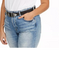 Camiseta feminina plus size Danielle Bernstein, body branco, tamanho 3X