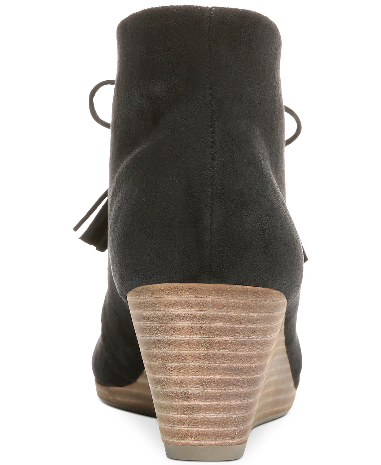 Botas femininas Dr. Scholl's Dakota Wedge, pretas, tamanho 7,5 M