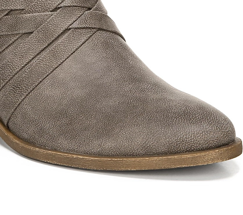 Botas femininas LifeStride Prairie, sapatos femininos, cinza, tamanho 7,5 W