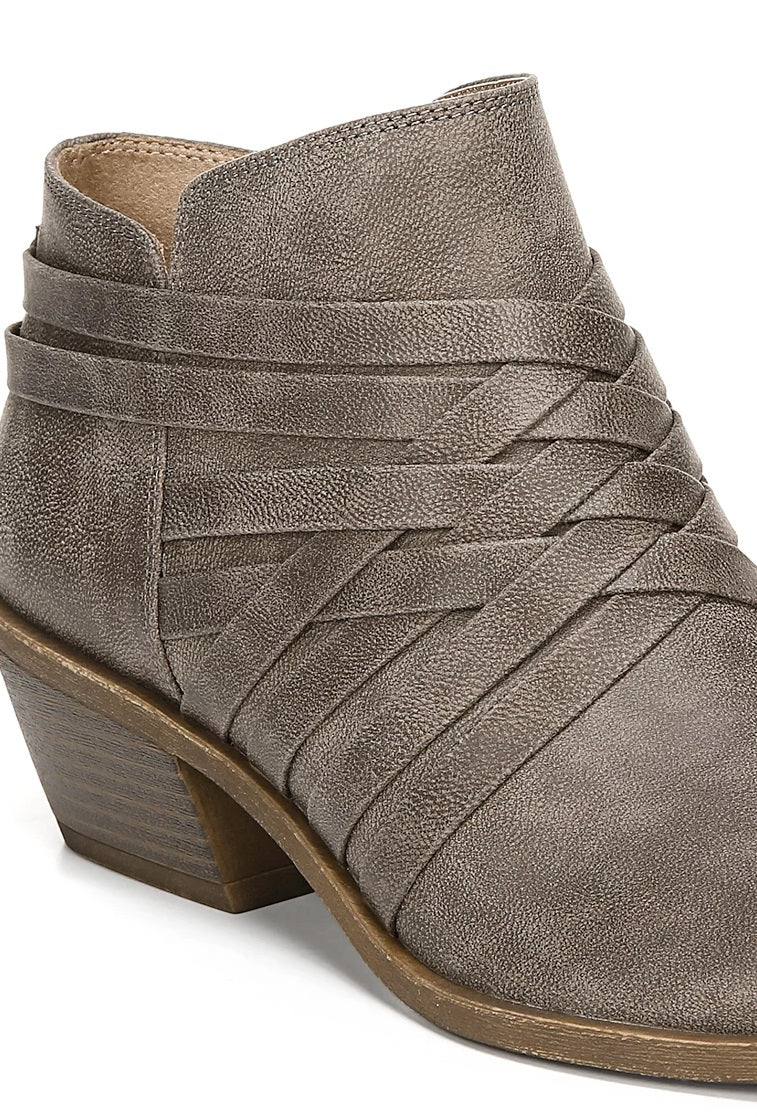 Botas femininas LifeStride Prairie, sapatos femininos, cinza, tamanho 7,5 W