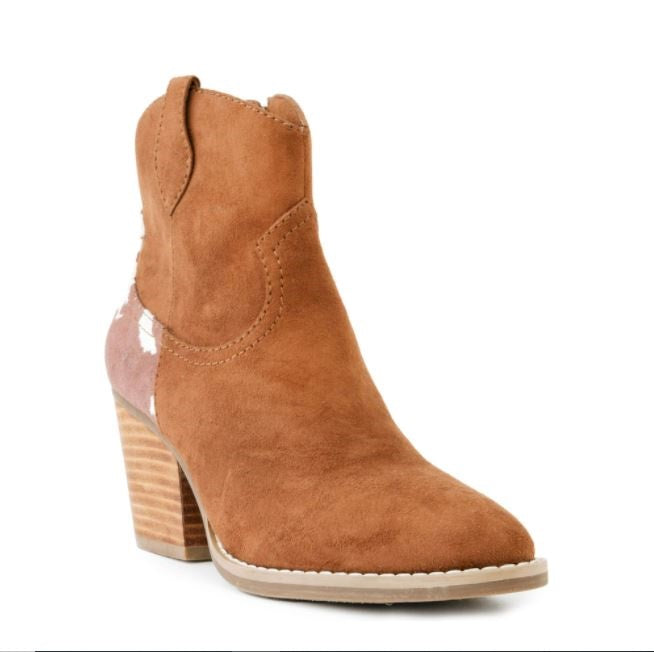 Bota feminina Sugar Tarah Western marrom tamanho 10 M