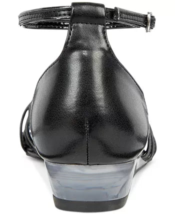 Sandálias de noite Easy Street Tarrah para mulheres, cor carvão, tamanho 8 M