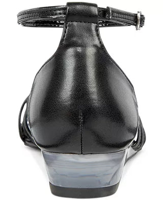 Sandálias de noite Easy Street Tarrah para mulheres, cor carvão, tamanho 8 M