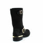 Botas de motociclista femininas Vince Camuto Windy, pretas, tamanho 6,5 M