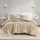 Jasmine 3 Piece Faux Fur Comforter Set