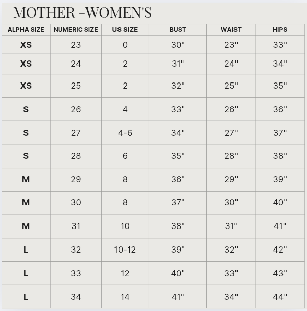 Mother - The Hustler Flood Jean