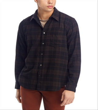 Norse Projects Algot Relaxed Fit Check Shirt Brown Size L