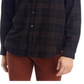 Camisa xadrez Algot Relaxed Fit da Norse Projects, marrom, tamanho G