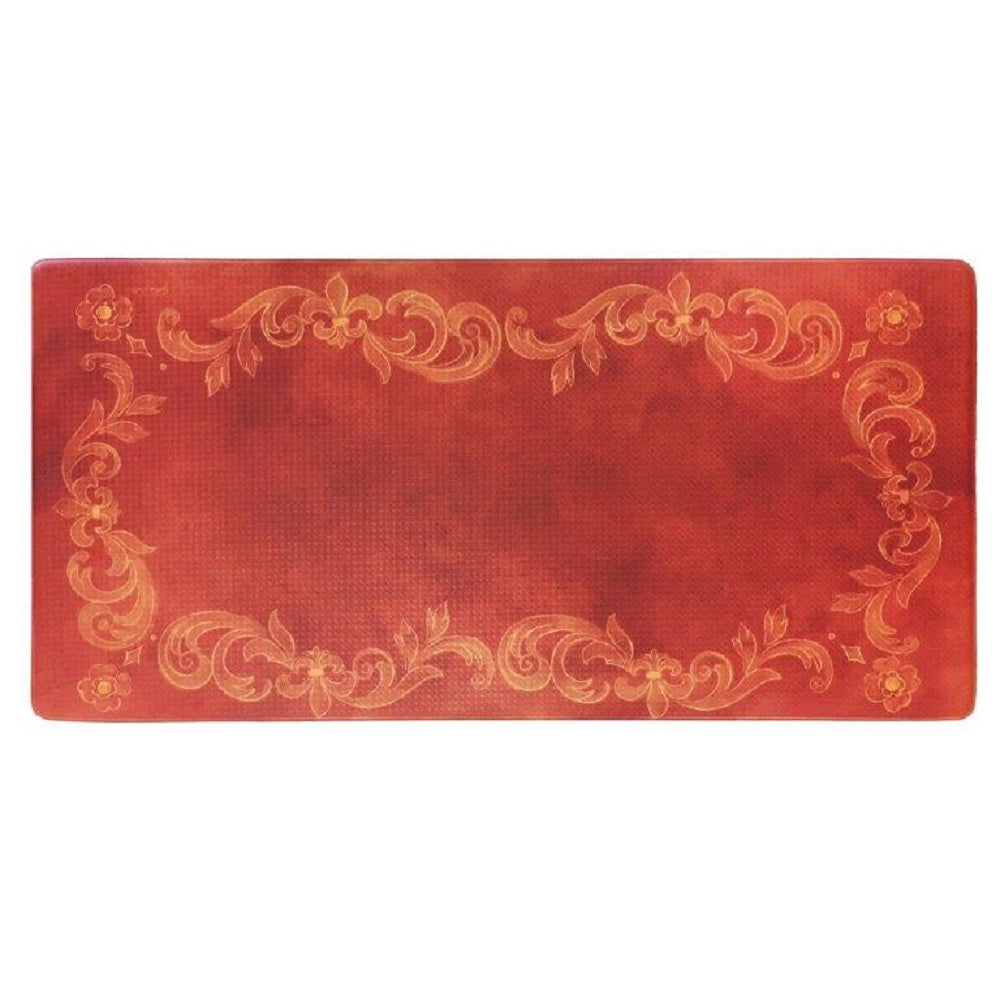 Tapete de chão grande antifadiga em relevo Tuscan Fleur de 20" x 39"