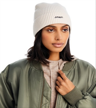 Maison Labiche Gorro com nervuras Amour