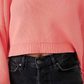 Suéter Cropped Easy Street da Free People Rosa Tamanho XS