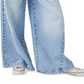 Calça Jeans de Perna Larga Equinox Cotton da Free People Azul Céu Aberto