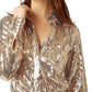 Vestido curto Sophie com lantejoulas amarelo da Free People