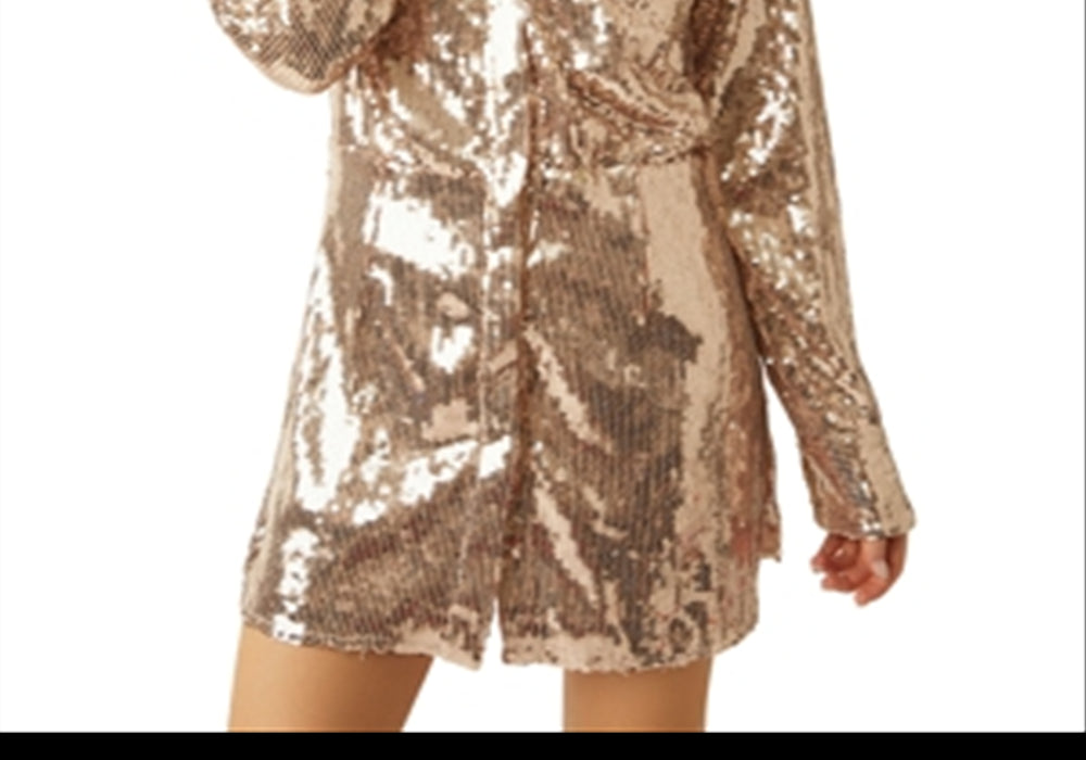 Vestido curto Sophie com lantejoulas amarelo da Free People