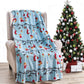 Christmas Blanket Cozy Festive Holiday Throw Blanket 50" x 60"