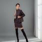Blazer Luxe Charcoal – Jaqueta de escritório feminina sob medida