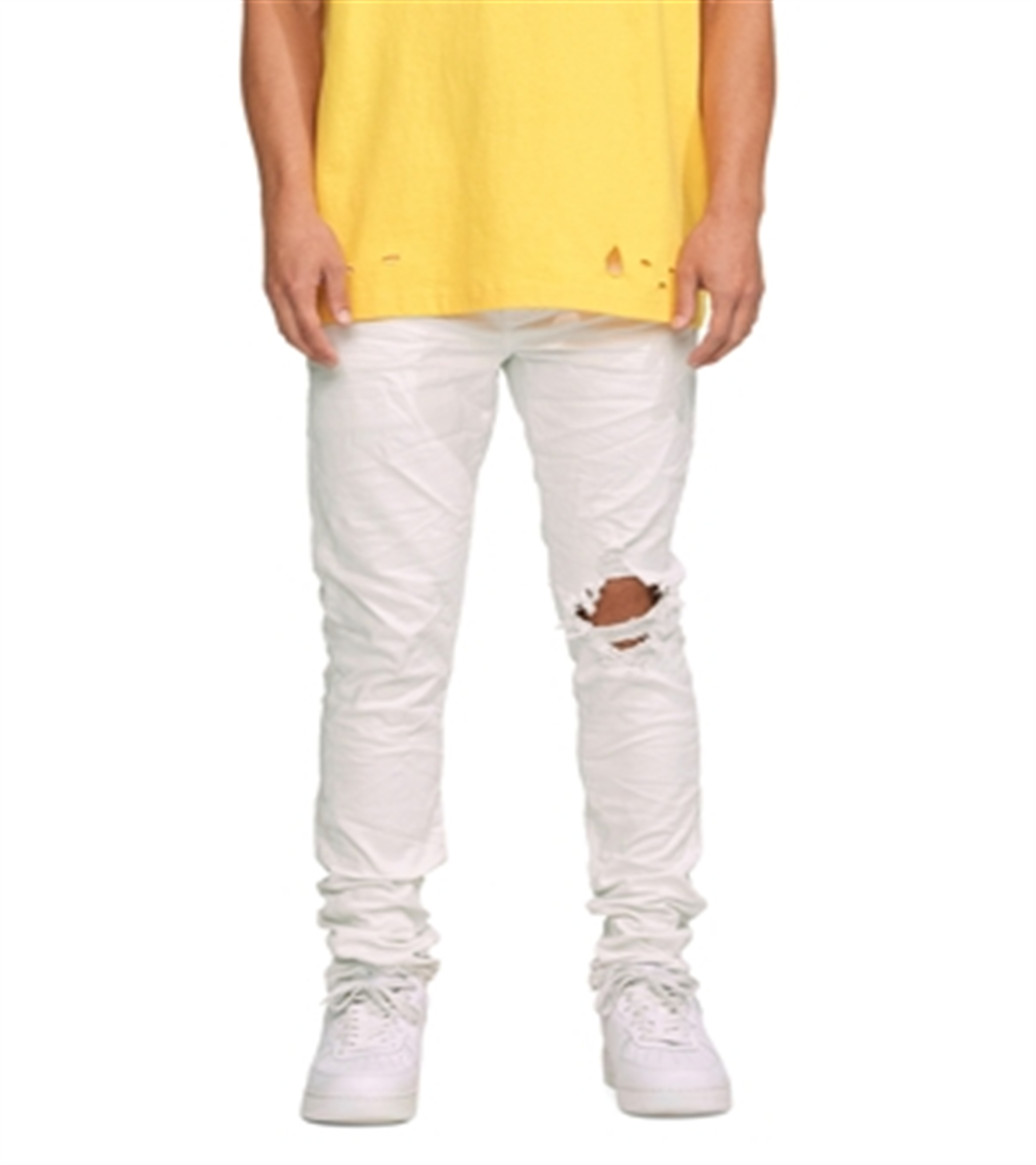 Calça Jeans Skinny Fit da Purple Brand, com Joelho Óptico, Tamanho Natural 32 REG