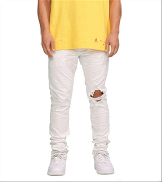 Calça Jeans Skinny Fit da Purple Brand, com Joelho Óptico, Tamanho Natural 32 REG