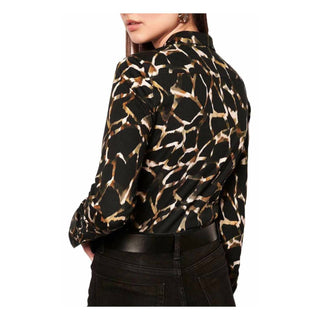 Desoto - PIA ABSTRACT ANIMAL PRINT BLOUSE