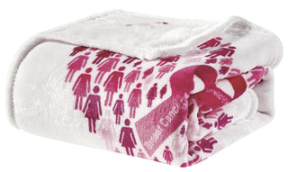 Breast Cancer Awareness Throw 50" x 70"