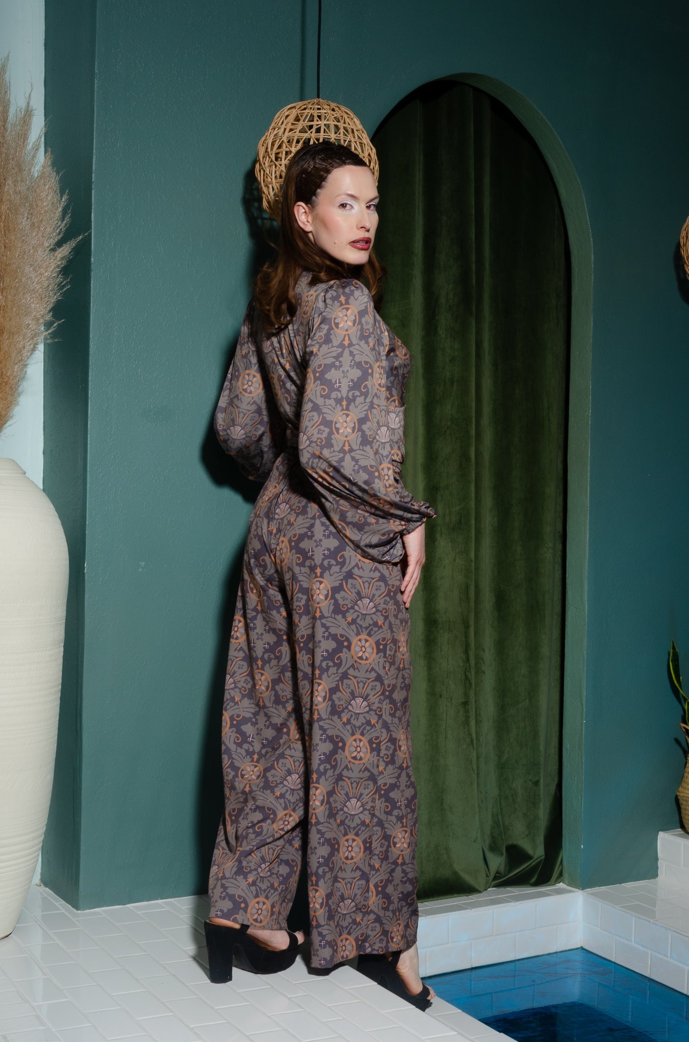 Serafina Top in Royal Woods ITY Jersey  | Laura Byrnes & Hope Johnstun