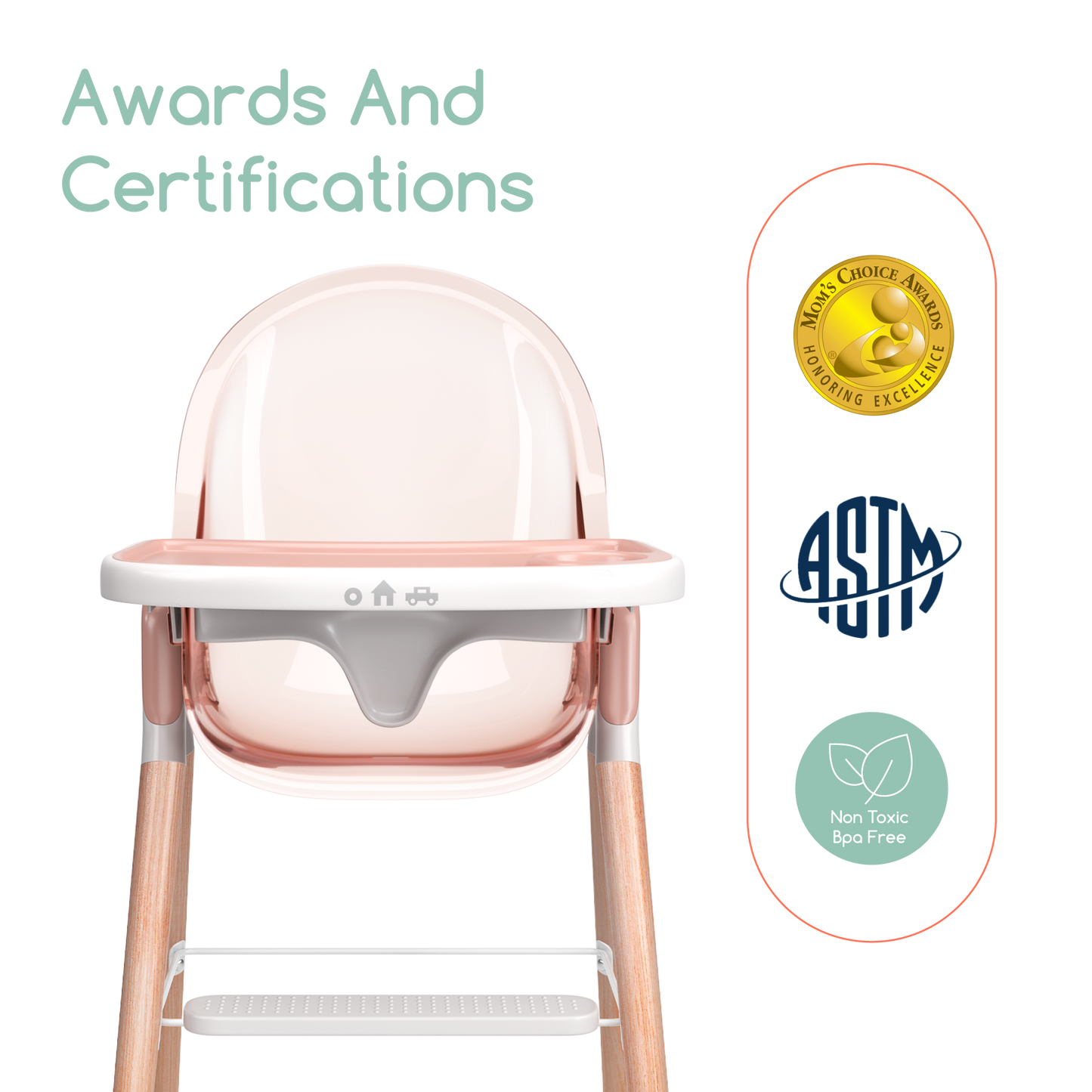 Cadeira alta de luxo 6 em 1 Children of Design