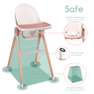 Children of Design 6 in 1 Deluxe High Chair